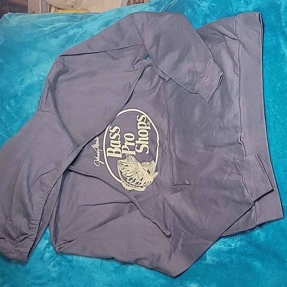 Adult Bass Pro Shops Blue Hoodie